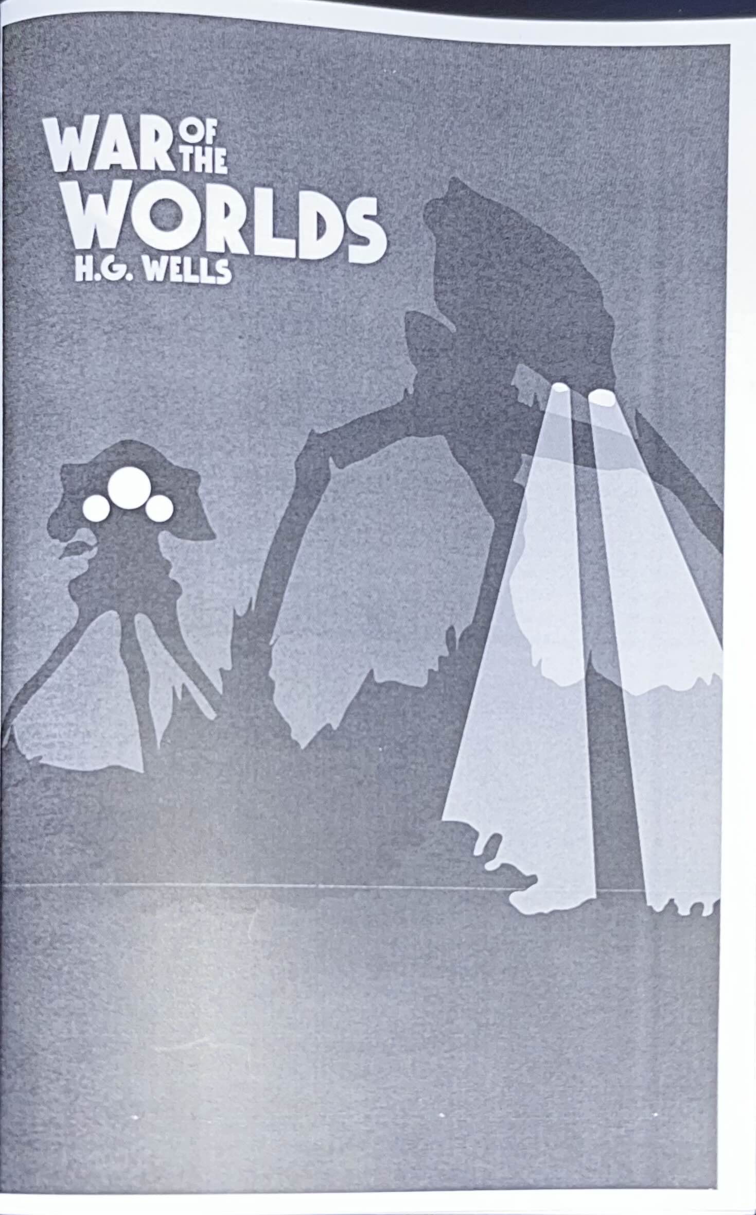 Printed War of the Worlds Booklet