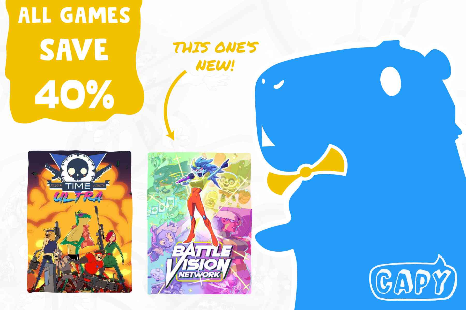Capybara Games Postcard AD
