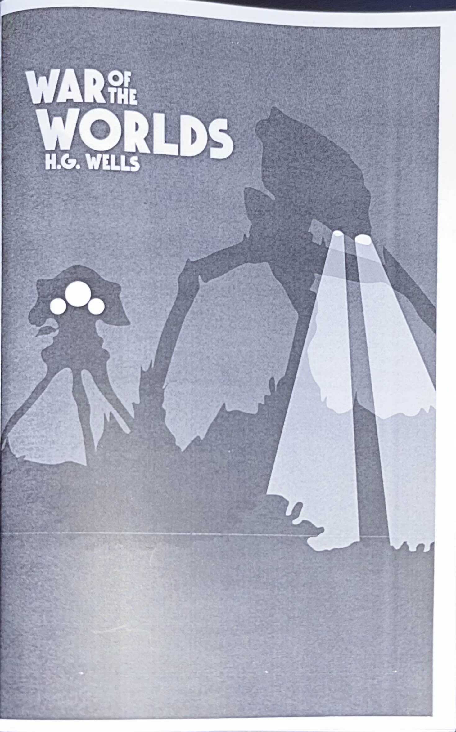 Printed War of the Worlds Booklet
