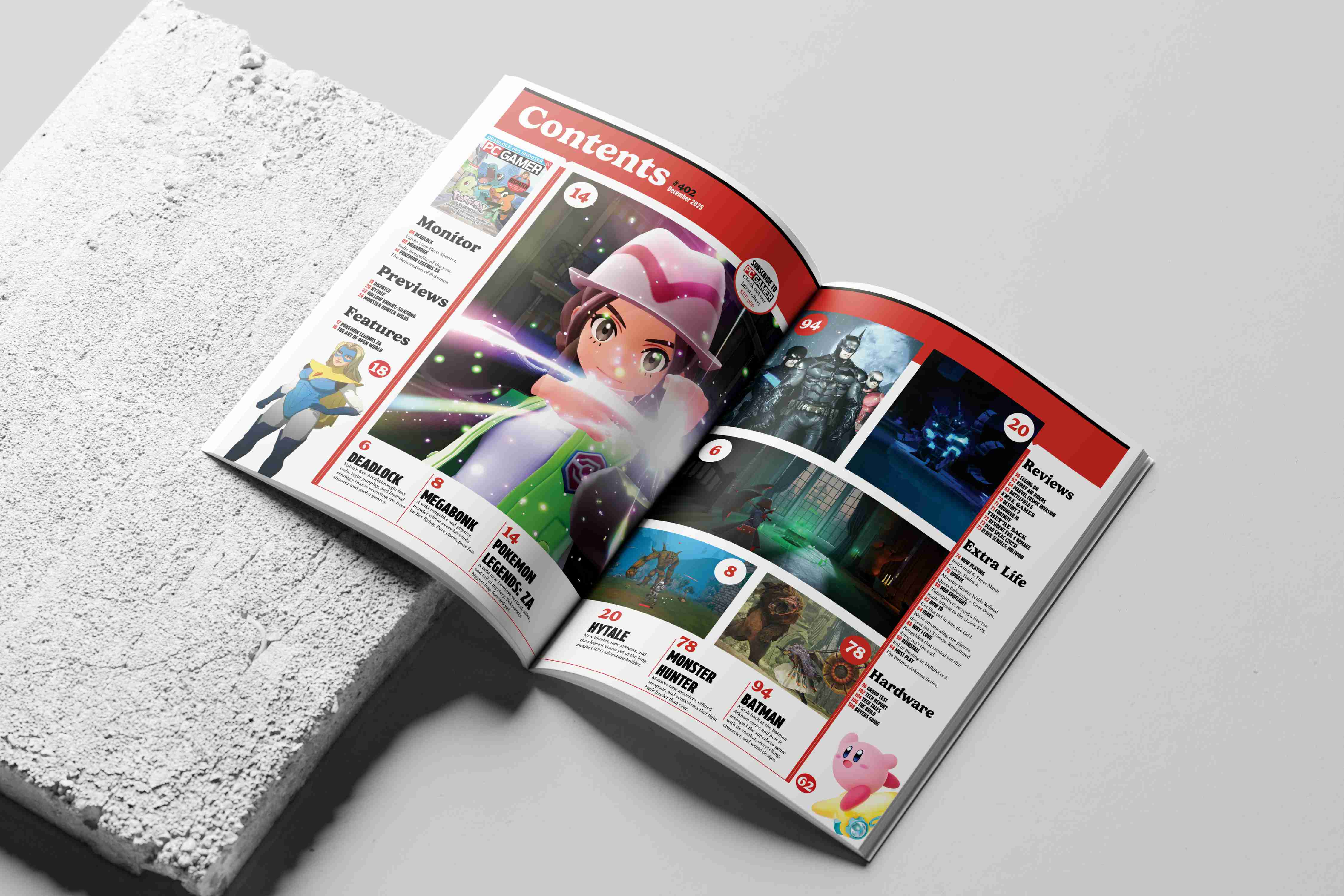 PC Gamer Magazine Spread