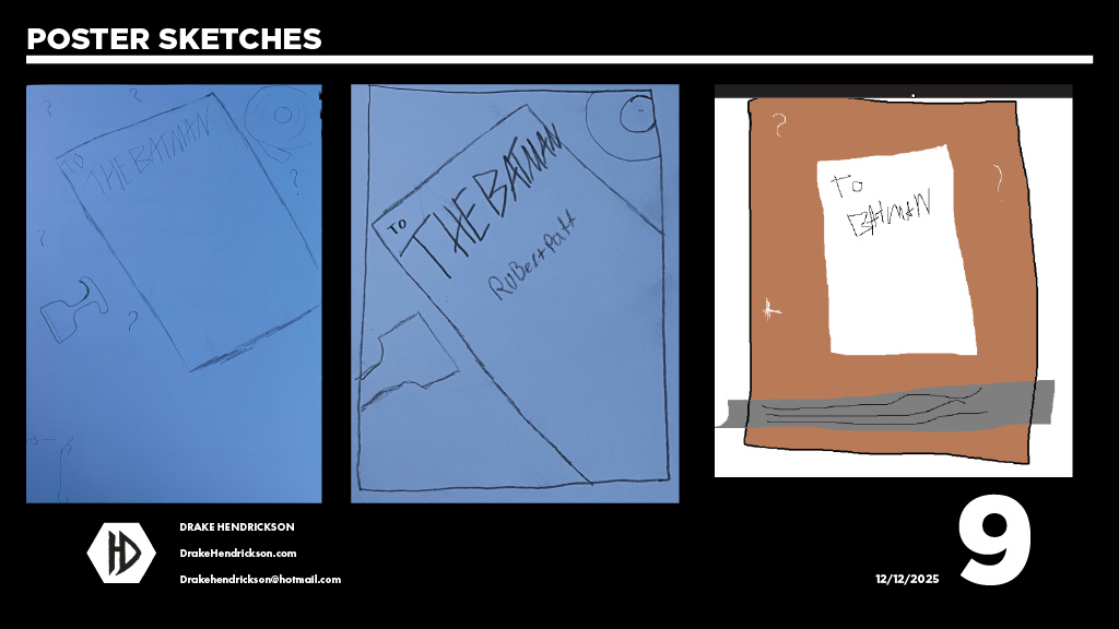 Movie Poster Sketches