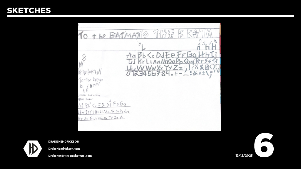 Typeface Sketches