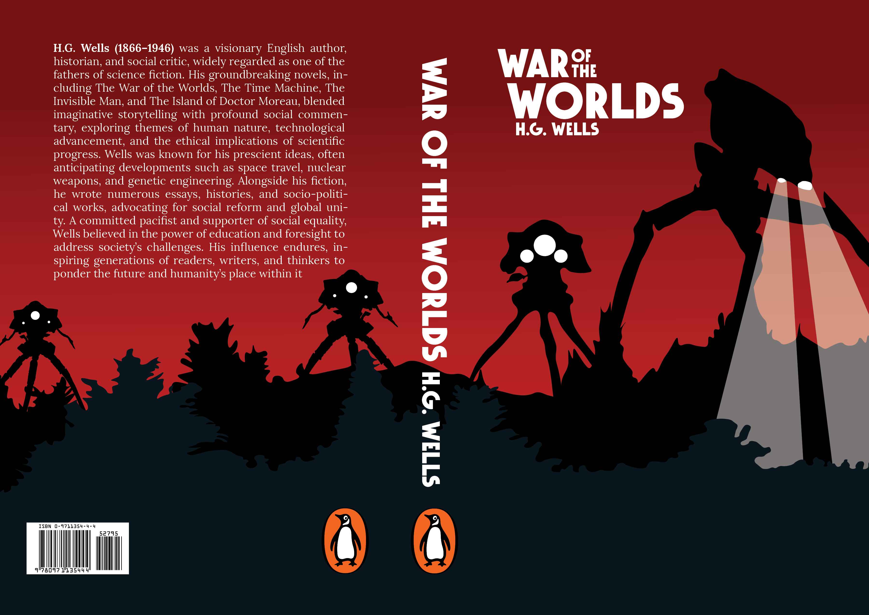 War Of The Worlds Cover Full Spread