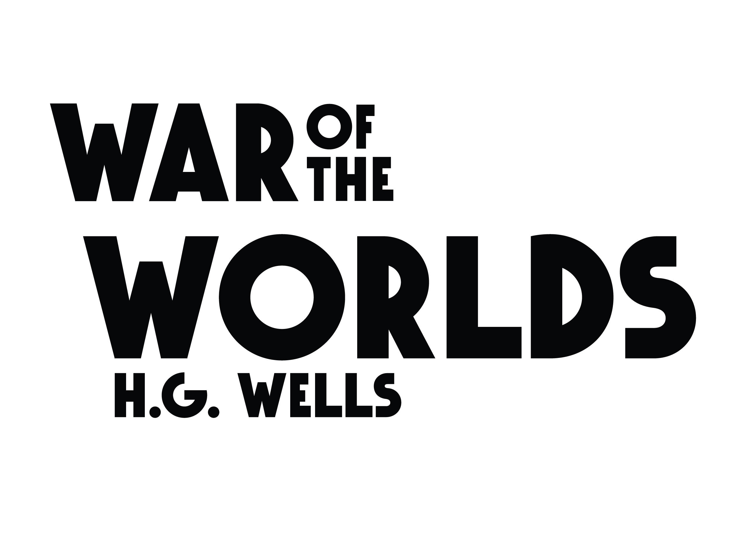 War of the Worlds logo black on white