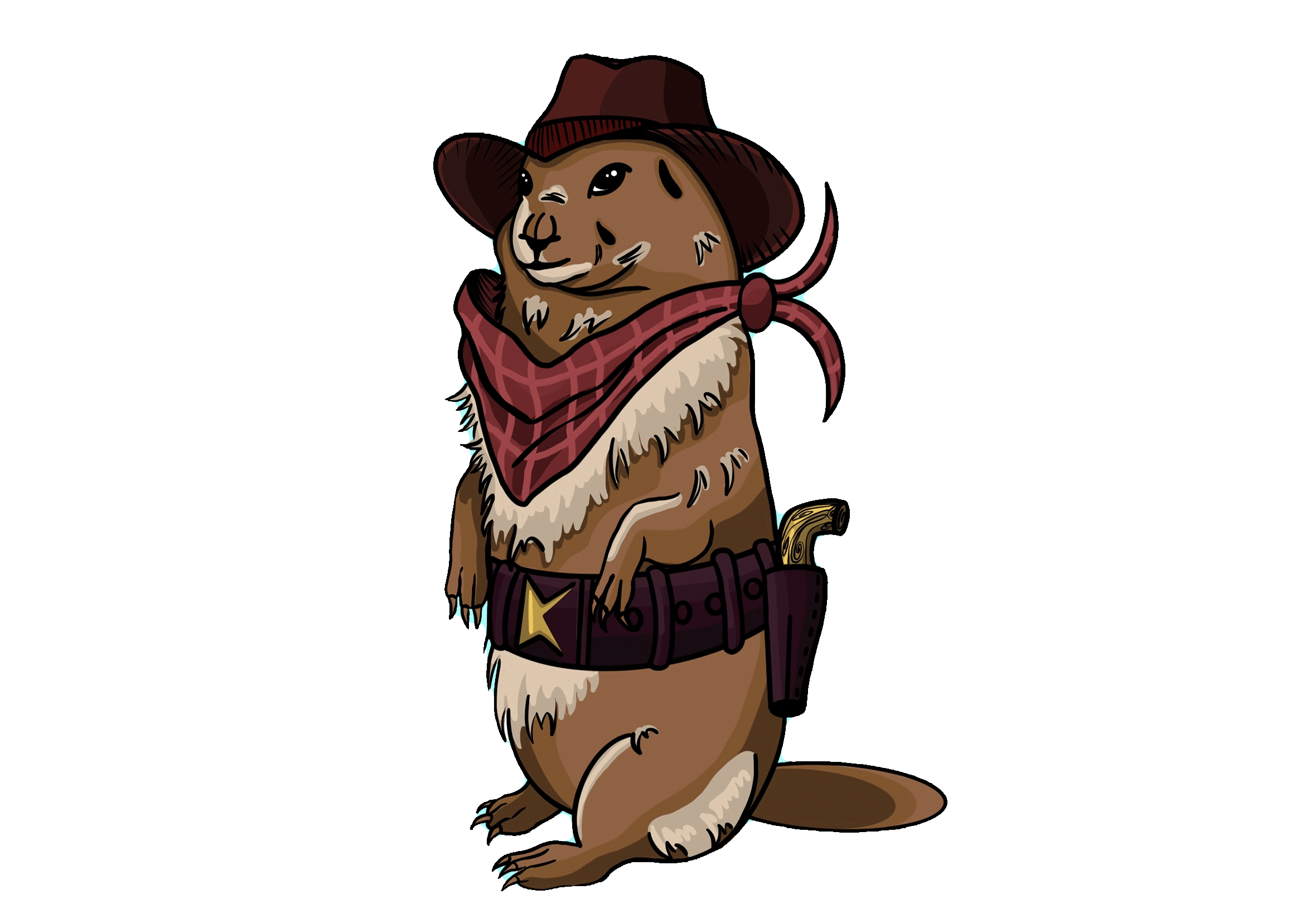 Character Art 14: Cowboy Prairie Dog